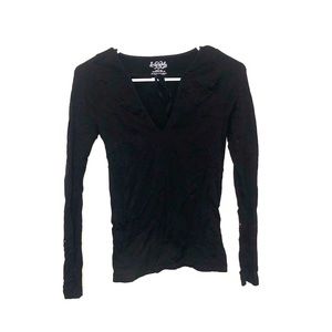 Black Spandex Long-sleeve